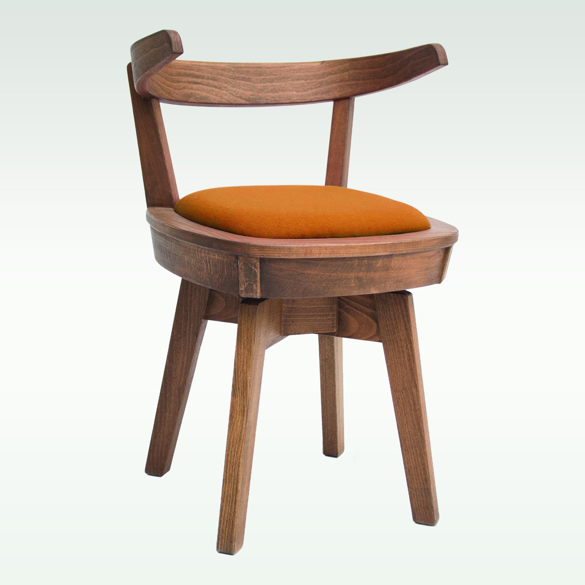 صندلی گردان چوبی بالتیک