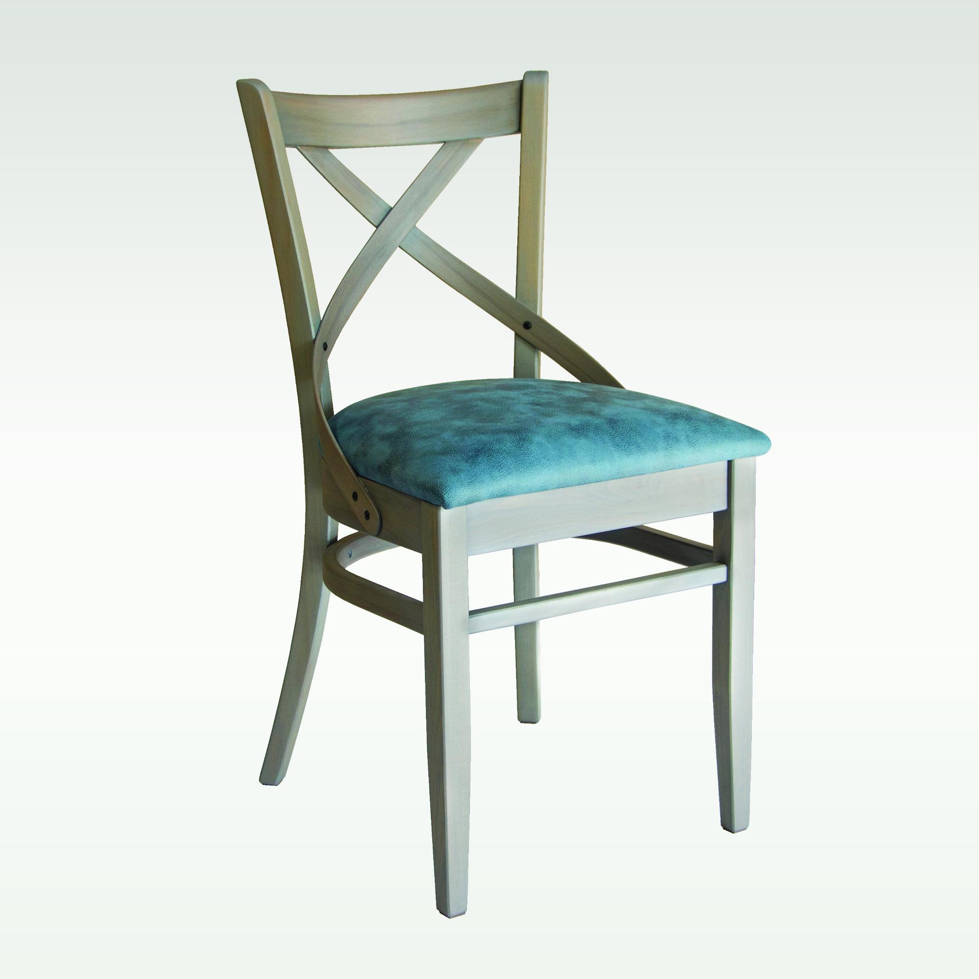 صندلی پشت ضربدری چوبی