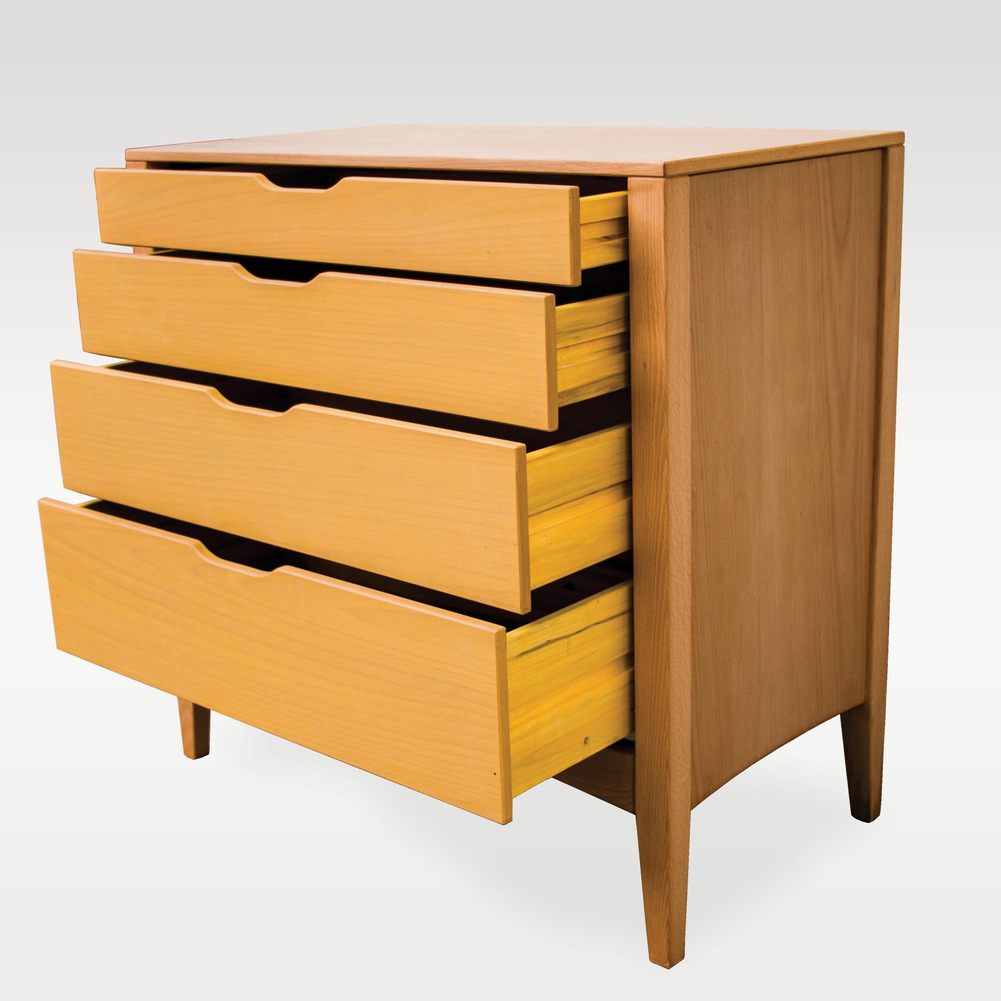 دراور چهارکشو چوبی